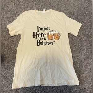 Unisex. Size Lg. Harry Potter. Cream Color. T-Shirt